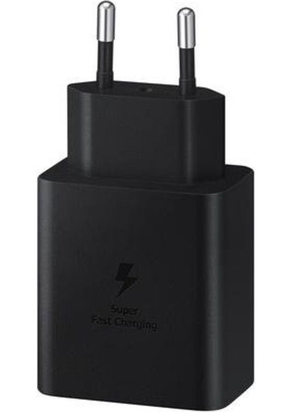 Ithalatçı Garantili Samsung Galaxy A02S Uyumlu 45W Güç Adaptörü Siyah Siyah 1 Yıl