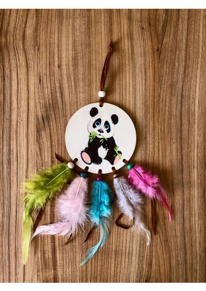 Düş Kapanı Rüya Kapanı Dream Catcher (Sevimli Panda)