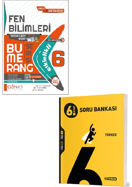 6. Sınıf Bumerang Fen Bilimleri - Hız Yayınları 6. Sınıf Türkçe Soru Bankası