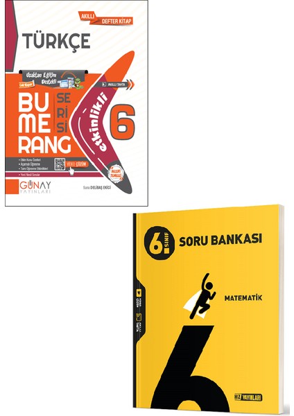 6. Sınıf Bumerang Türkçe - Hız Yayınları 6. Sınıf Matematik Soru Bankası