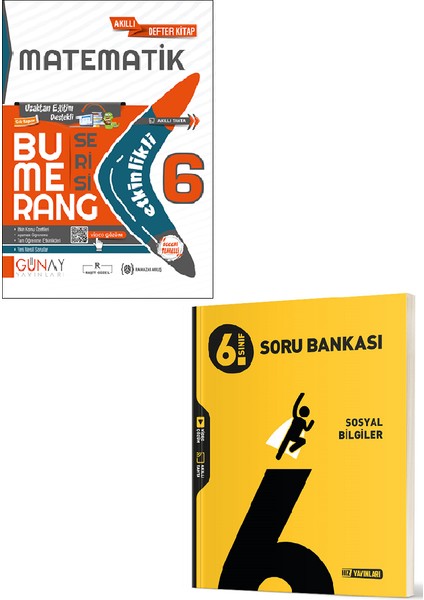 6. Sınıf Bumerang Matematik - Hız Yayınları 6. Sınıf Sosyal Bilgiler Soru Bankası