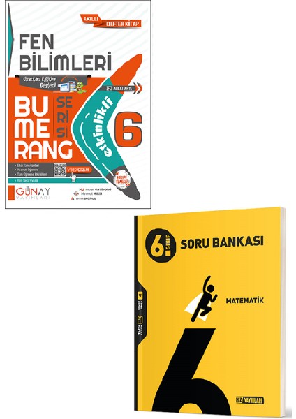 6. Sınıf Bumerang Fen Bilimleri - Hız Yayınları 6. Sınıf Matematik Soru Bankası