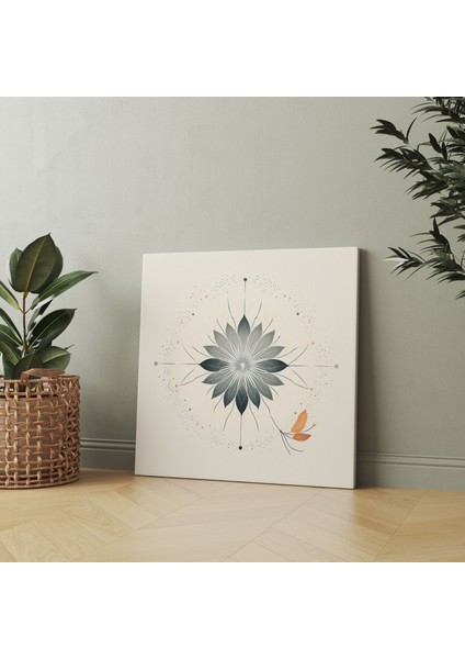 Bohem Mandala Kanvas Tablo - Bohem, Bohem Mandala, Duvar Sanatı, Bohem Mandala Kanvas Tablo, 30X30