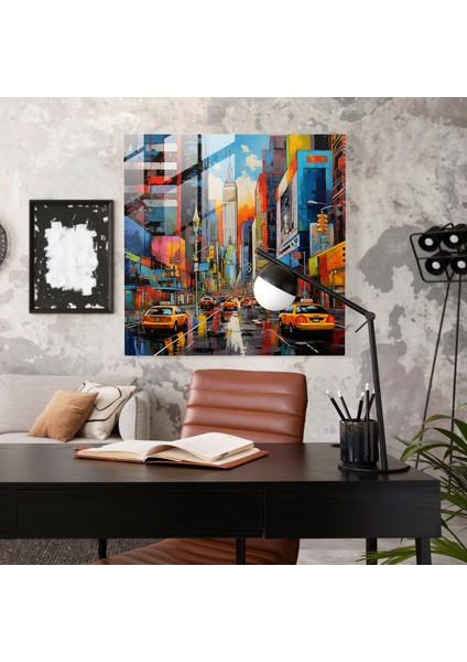Şehir Vibrance Cam Baskı: Kentsel Kaleydoskop, 30X30 fiyatları