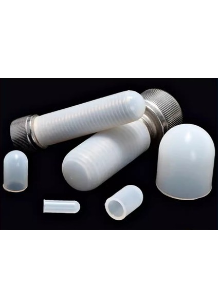 Silikon Maskeleme Şapkası D1 ( 10.31 mm ) x D2 ( 13.35 mm ) x L ( 38.10 mm ) modelleri