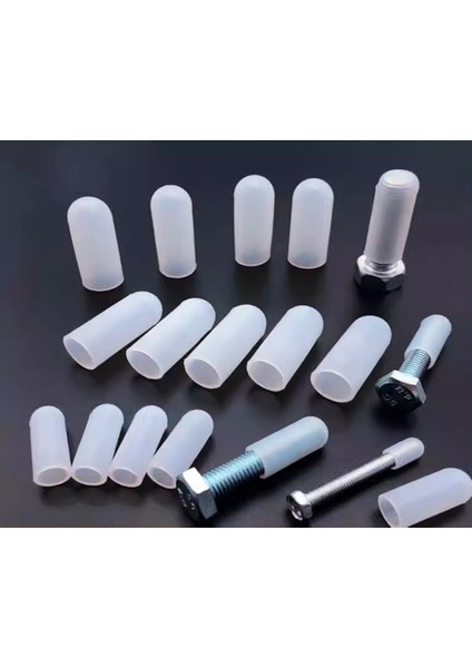 Silikon Maskeleme Şapkası D1 ( 10.31 mm ) x D2 ( 13.35 mm ) x L ( 38.10 mm ) fırsatları