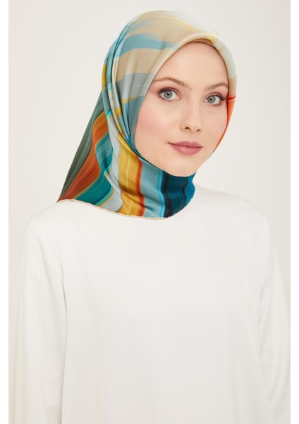 2024 Yaz Sezonu Twill Ipek Eşarp 9131D 33