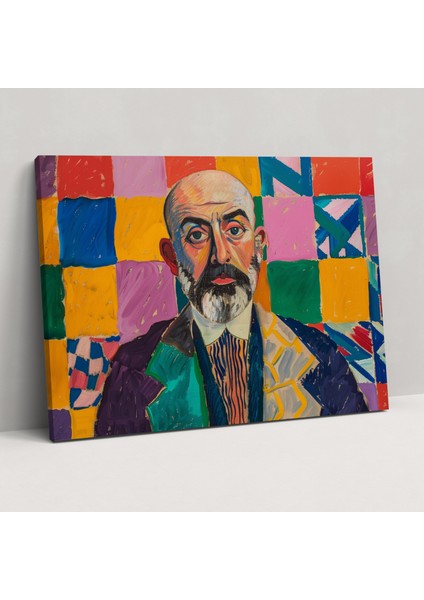 Henri Matisse Portreleri Duvar Dekorasyonu - Henri Matisse, Kanvas Tablo, Ev Dekorasyonu, Kanvas Tablo, 50X30