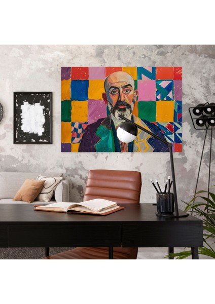 Henri Matisse Portreleri Duvar Dekorasyonu - Henri Matisse, Kanvas Tablo, Ev Dekorasyonu, Kanvas Tablo, 50X30