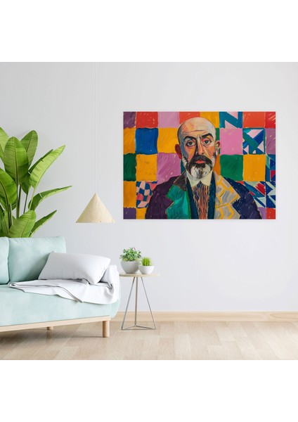 Henri Matisse Portreleri Duvar Dekorasyonu - Henri Matisse, Kanvas Tablo, Ev Dekorasyonu, Kanvas Tablo, 50X30