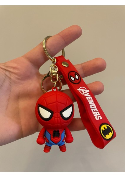 Unique Touch Örümcek Adam Silikon Anahtarlık/spiderman Silicon Keychain