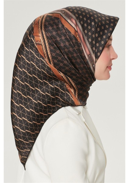 Nostalji Serisi Twill Ipek Eşarp 8519D 01