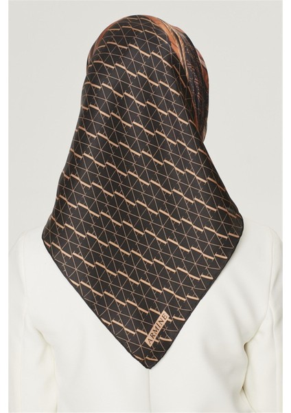 Nostalji Serisi Twill Ipek Eşarp 8519D 01