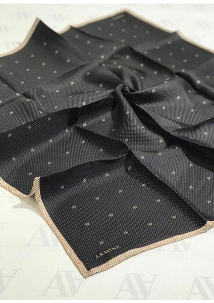 Nostalji Serisi Twill Ipek Eşarp 8259D 01