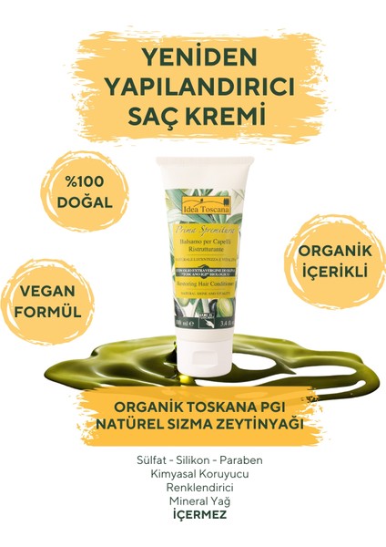 Prima Spremitura Yeniden Yapılandırıcı Saç Kremi - 100 ml