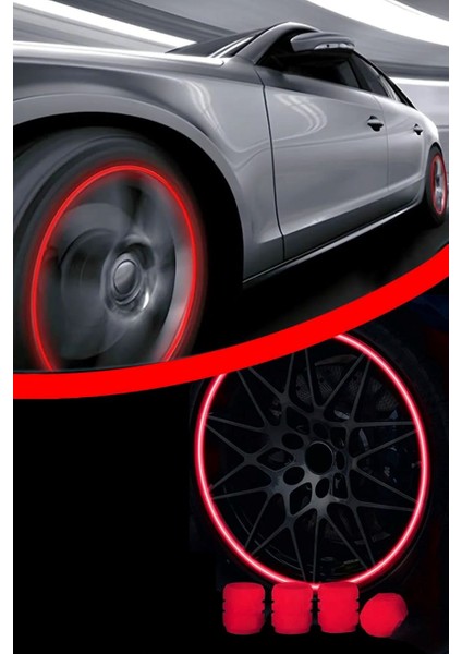 Oto Araba Motor Sibop Kapağı Seti 4 Adet Mavi Renkli Jant Işığı Sibob Takımı fiyatları