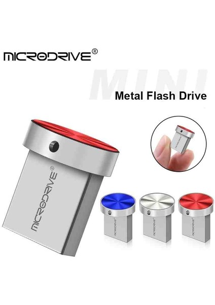 64Gb. 2.0 Süper Mini Usb Flash Bellek Orjinal Metal Sağlam Minik