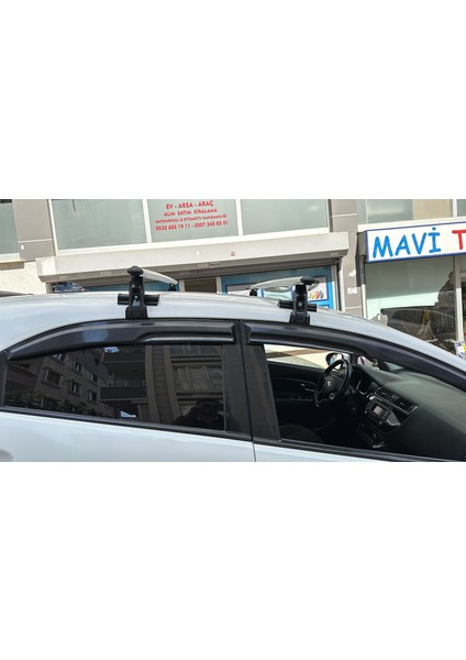 Kia Rio 2013-2022OLUKSUZ Tip Port Bagaj Tavan Çıtası Ara Atkı Kapıdan Sıkıştırmalı