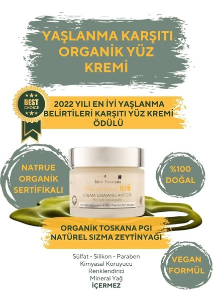 Prima Spremitura Bio Yaşlanma Etkileri Karşıtı Nemlendirici Yüz Kremi - 50 ml