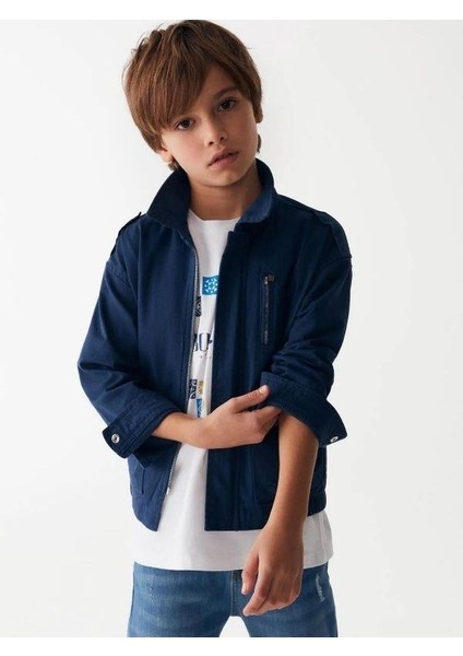 Çocuk Pamuklu Mevsimlik Cepli Ceket fiyatları