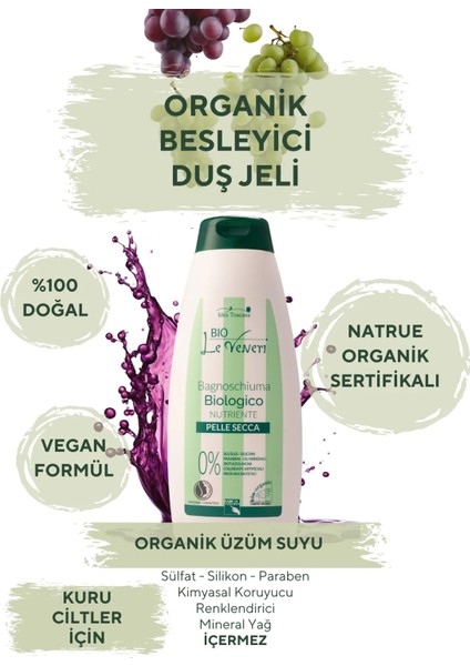 Bio Le Veneri Doğal ve Organik Besleyici Duş Jeli - Kuru Cilt 500 ml fiyatları