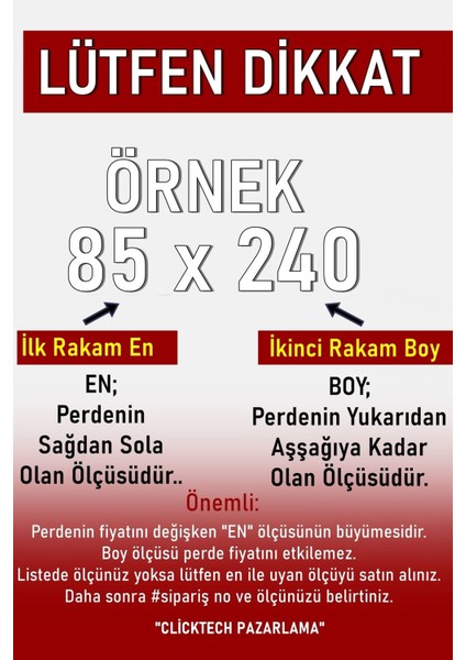 Rech Home Taç Koyu Gri Fon Perde Pilesiz - Narden Soft Fon Perde V12
