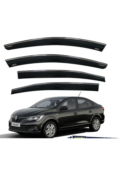 Renault Taliant Kromlu Cam Rüzgarlığı 4'lü Mugen Uyumlu Niken Marka