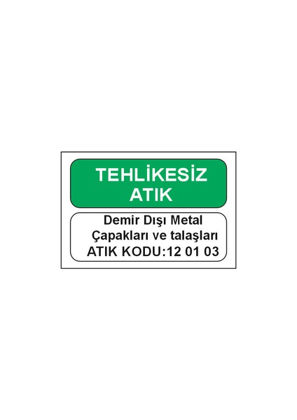 Atık Kodları Uyarı ve