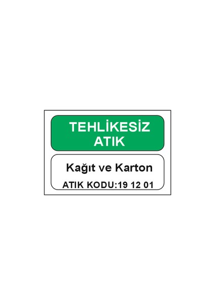 Atık Kodları Uyarı ve