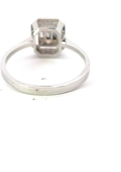 0,27 Ct 1,95 gr Baget Pırlanta Yüzük modelleri
