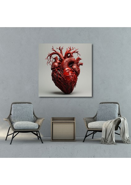 Dirençli Kalp Kanvas Tablo - Ilaç, Kanvas Tablo, Ev Dekorasyonu, Karmaşıklık, 30X30 fiyatları