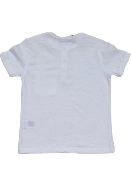 Erkek Çocuk Pamuklu Ince Üç Düğmeli Basic Tshirt fırsatları