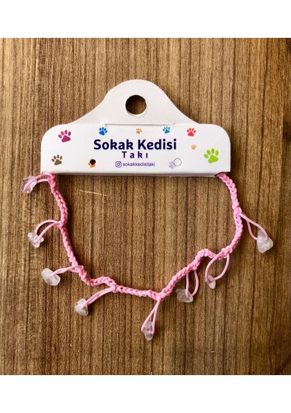 Doğal Kuvars Taşlı Ip Halhal