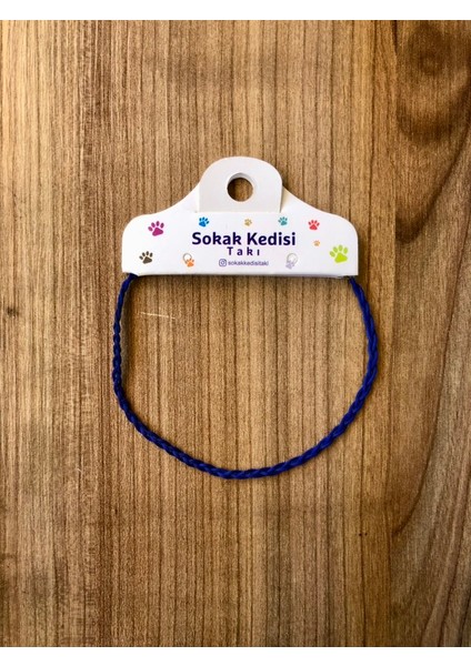 Ip Örgü Halhal (Lacivert)