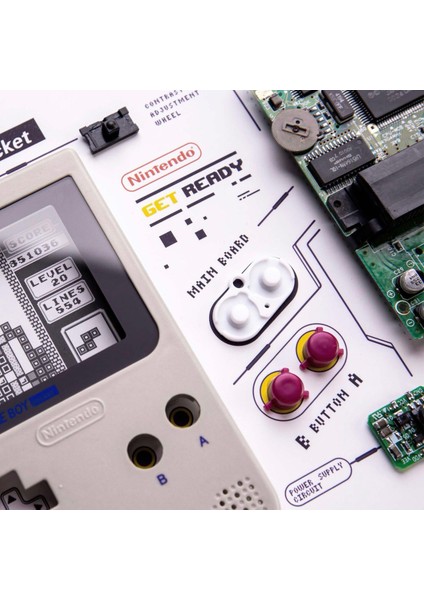 Gameboy Pocket Çerçeve Sanatı Lüks Hediye