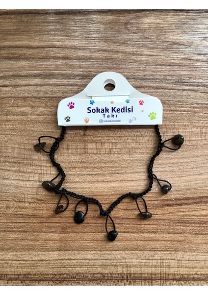 Doğal Obsidyen Taşlı Ip Halhal