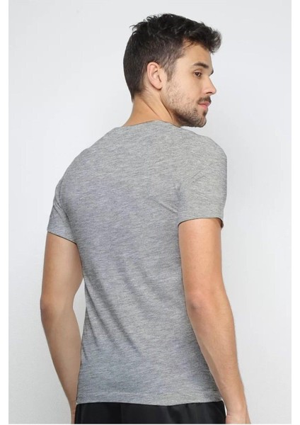 Dri-Fit Running Erkek Gri Spor Tişört