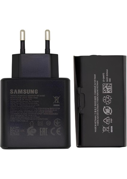 USB Type C Samsung Galaxy M32 Uyumlu 45W Super Hızlı Type-C Şarj Aleti Seti - Ithalatçı Garantili S
