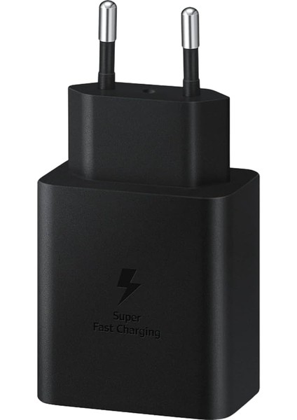 USB Type C Samsung Galaxy M32 Uyumlu 45W Super Hızlı Type-C Şarj Aleti Seti - Ithalatçı Garantili S