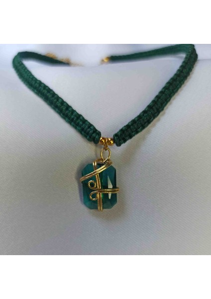 Yeşil Handmade Choker Kolye fırsatları