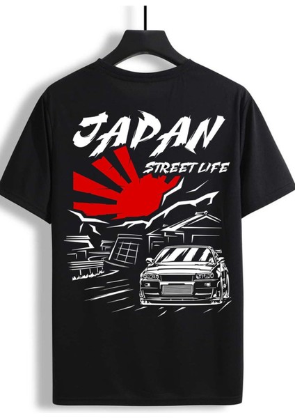 Japon Baskılı Ithal T-Shirt %96 Pamuk