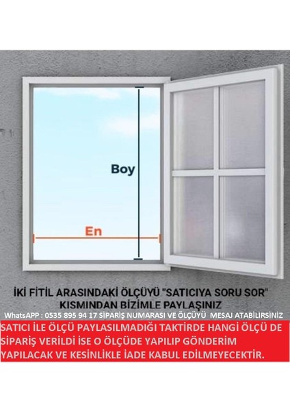 17X25 Kalın Profil Antrasit Menteşeli Sineklik 0,50 x 0,90