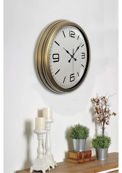 40 cm Metal 3-6-9-12 Modern Dekoratif Lüks Duvar Saati