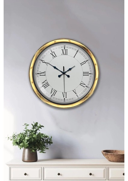 40 cm Metal Romen Rakamlı Klasik Modern Dekoratif Lüks Duvar Saati fırsatları
