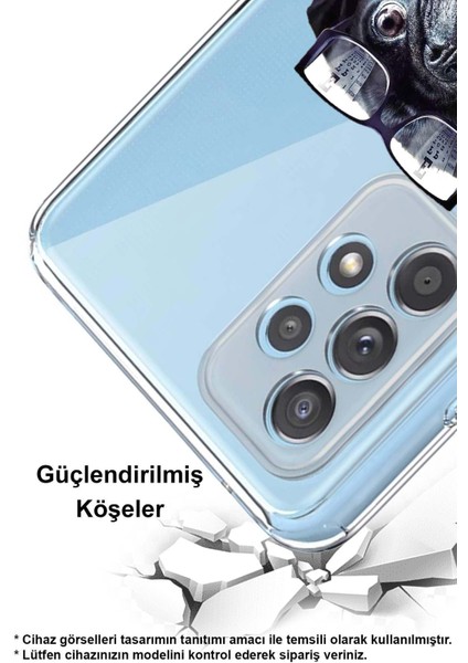 Samsung Galaxy Note 9 ile Uyumlu Köpek 3 Kamera Korumalı Şeffaf Kılıf