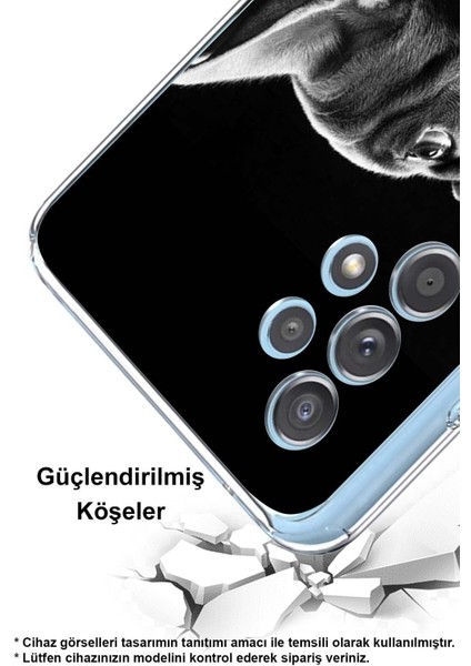Apple iPhone 15 Pro ile Uyumlu Köpek 1 Kamera Korumalı Şeffaf Kılıf