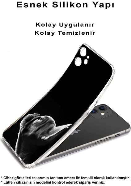 Reeder S23 Pro Max ile Uyumlu Köpek 1 Kamera Korumalı Şeffaf Kılıf modelleri