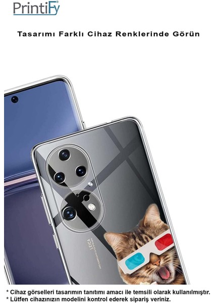 Xiaomi Mi A2 Lite ile Uyumlu Kedi 1 Kamera Korumalı Şeffaf Kılıf