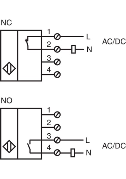 NBN40-U1-UU , Kübık / 40 mm Ac / Dc-No / Nc Endüktif Sensör