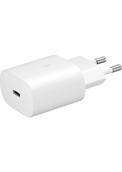 Şarj Edilebilir Pil EP-TA800NWEGWW Type-C 25W Kablosuz Hızlı Şarj Adaptörü - Beyaz